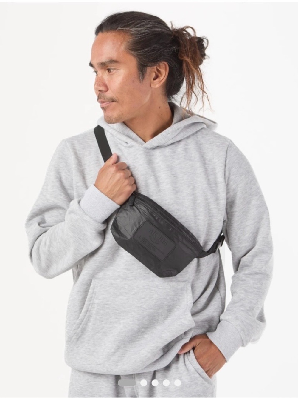 Aloha Collection Mini Hip Pack - Monochrome Black